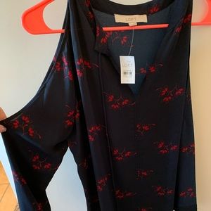 NWT Loft cold shoulder top